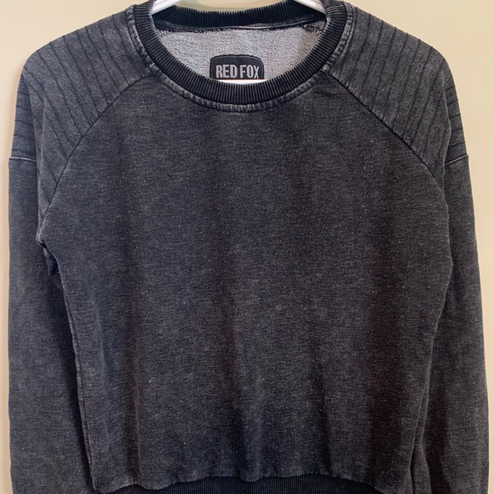 Gray sweater